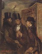 Sir William Orpen The Three musketeers Spain oil painting artist